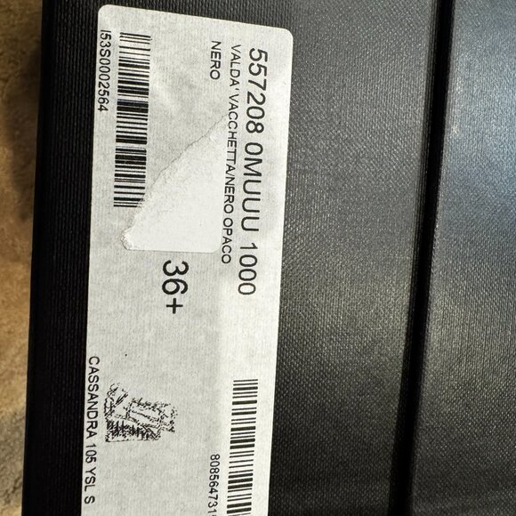 SAINT LAURENT Women's Cassandra Wedge Espadrilles w/Box and dust bags sz 36.5 - Picture 9 of 10